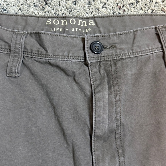 2 Pair Men's Shorts Lee Dungarees Cargo Tropical Print Sonoma Carpenter Brown 40 - Picture 8 of 11